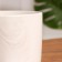 Flower Orion white pot 0.8 l