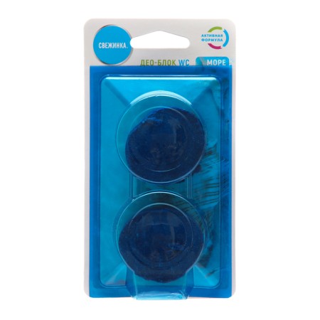 Plum for drain tank fresh "Sea", 40 g, 2 pcs-2