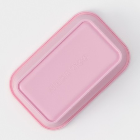 A folding container with a lid of the Costa, 500 ml, 16 × 10 × 6 cm, pink color-4