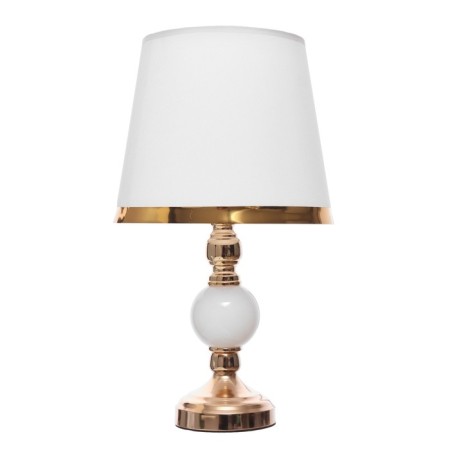 Daile table lamp E27 40W white-gold 25x25x44 cm-5
