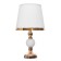 Daile table lamp E27 40W white-gold 25x25x44 cm