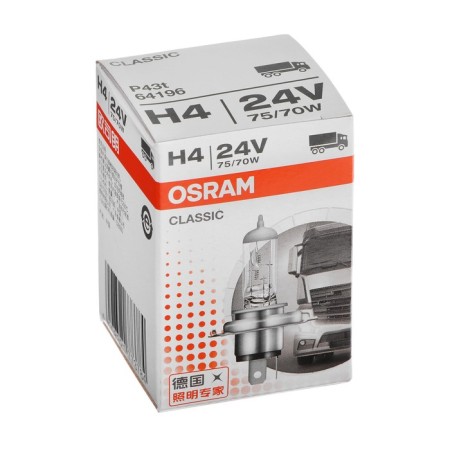 Car lamp OSRAM, H4 P43T, 24 V, 75/70 WT-5