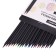 Pencils 24 colors Brauberg Black Wood, three -sided, 3 mm diameter, black tree