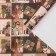 Glossy packaging paper “Stylish girls”, 70 x 100 cm, New Year