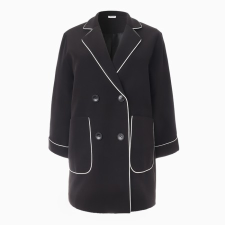 Women's jacket with Kant Minaku: Casual Collection Black Color, Rr. 44-5