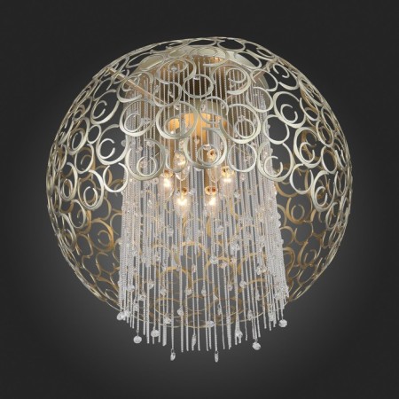 Ceiling Ceiling ST LUCE. SL1101.202.06. Dolcima. 6x40 watts, E14, 58x58x30 cm, Shampan-4