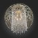 Ceiling Ceiling ST LUCE. SL1101.202.06. Dolcima. 6x40 watts, E14, 58x58x30 cm, Shampan