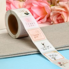Stickers in the roll 