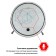 Robot vacuum cleaner JVC JH-VR510, 25 W, 0.5/0.11 l, crystal
