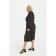 Women's dress with a cut Mist Plus-Size, size 52, black color