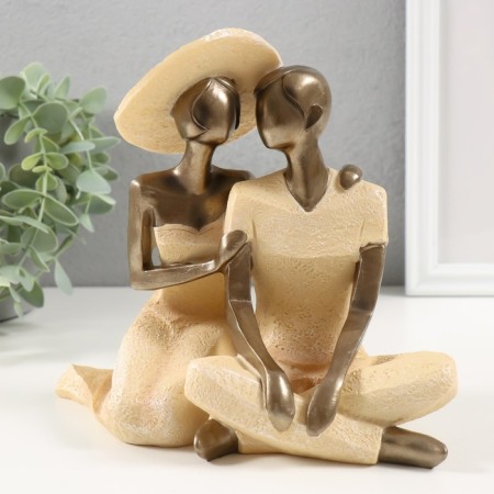 Polystone souvenir "Stylish couple" 21x13x18 cm