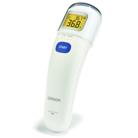Electronic thermometer Omron Gentle TEMP 720 (MC-720-E), infrared, memory, sound signal, white