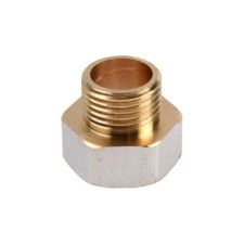 Переходник OTMO, 3/4" х 1/2", внутренняя/наружная резьба, никелированная латунь