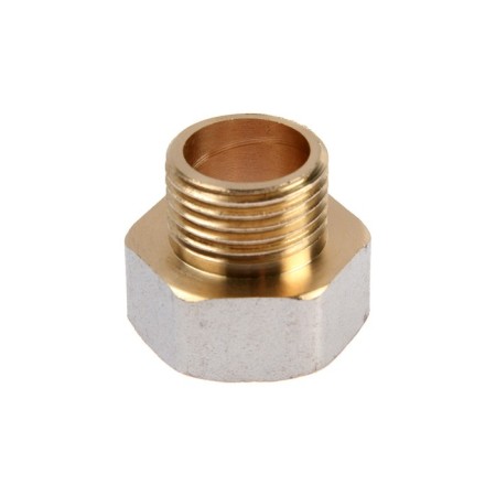 Otmo adapter, 3/4 "x 1/2", internal/outer thread, nickel -plated brass