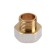 Otmo adapter, 3/4 "x 1/2", internal/outer thread, nickel -plated brass