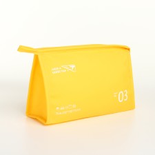 Lightning cosmetic bag, yellow color