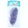 Feather for decor, size: 24 cm, gray color