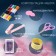 A set for sewing, 30 items, in two -tier boxing, 12.5 × 9 × 7.4 cm, color mix