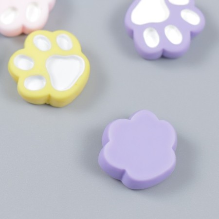 Decor for creativity Plastic "Paw" mix 1.7x1.5 cm-2