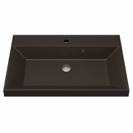 Sink uperwood Classic quartz 70 cm, quartz, brown matte, truffle-4