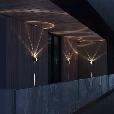 Calle lamp, 2x8W LED, 4000K, 680LM, IP54, gray color.-3