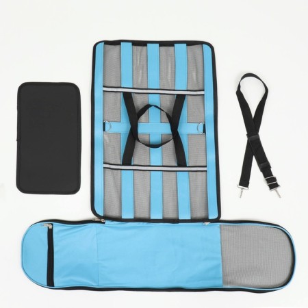 Striped sheep bag 35*23*22 cm, blue-9