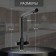 Kitchen mixer Zein Z4261, with output for drinking water, stainless steel, black