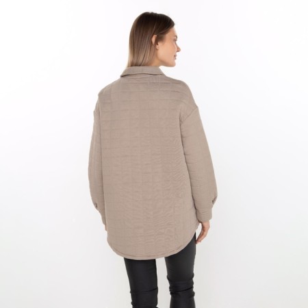 Female shirt, gray color, size 48-4
