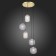 Suspension lamp ST LUCE. SL1154.303.05. Gran. 5x60 watts, E27, 52.5x52.5 cm, brass color