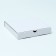 Pizza box, white 25 x 25 x 4 cm