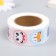 Stick Paper "Muzzle animals" d = 2.5 cm 500 pcs in a roll 3x6.5x6.5 cm