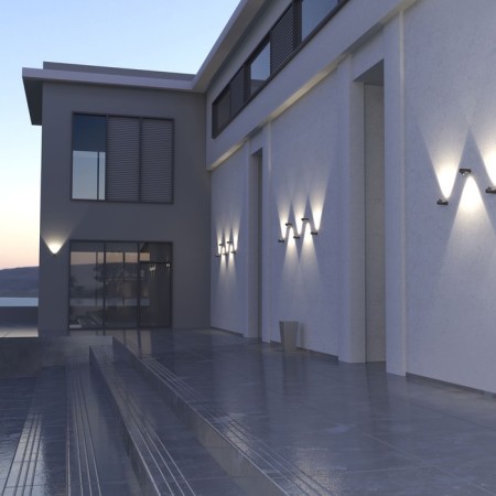 Architectural backlight Elektrostandard, Ray Led 6 W, 123x45x68 mm, IP54, black color-2