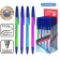 Ballic handle Erichkrause R-301 Neon Stick, node 0.7 mm, blue ink, writing length 2000 meters, mix