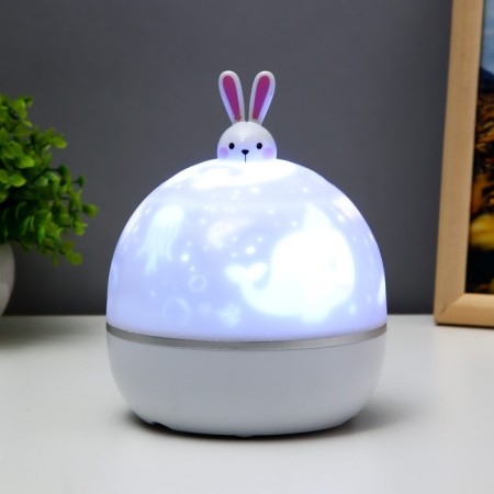 Night-designer Led USB Bunny White 12x12x15.5 cm Risalux-3