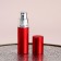 Perfume bottle, with a spray, 10 ml, red color
