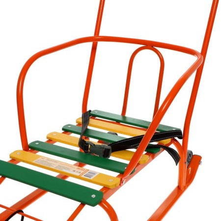 Sled "Timka 5 comfort", Orange color-5