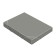 A4, 500MKM, calligrata elastic band folder on the elastic band, a root of 25 mm, up to 230 sheets, embossing "sand", gray