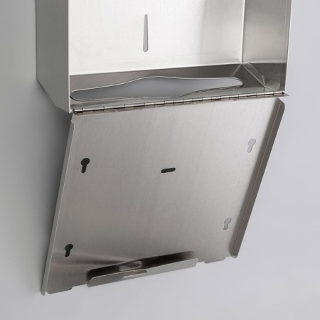 Dispenser for paper sheet towels, stainless steel-6