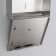 Dispenser for paper sheet towels, stainless steel