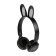 Wireless headphones Y08R, invoices, children's, BT 5.1, backlight, 400 mAh, black