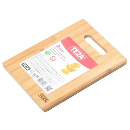 Groot board with a rectangular pen Bianca, 25x18x1 cm, bamboo-1