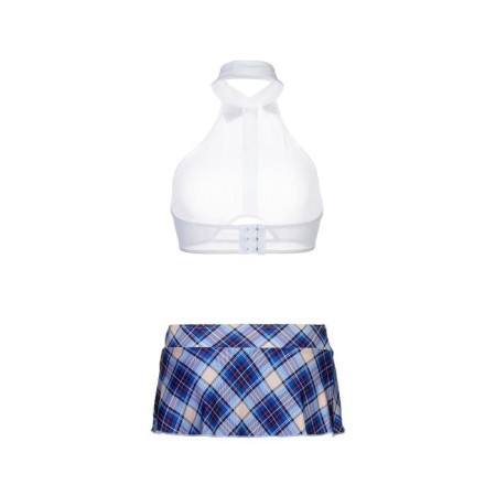 Candy Girl schoolgirl cost, white-blue color, OS size-3
