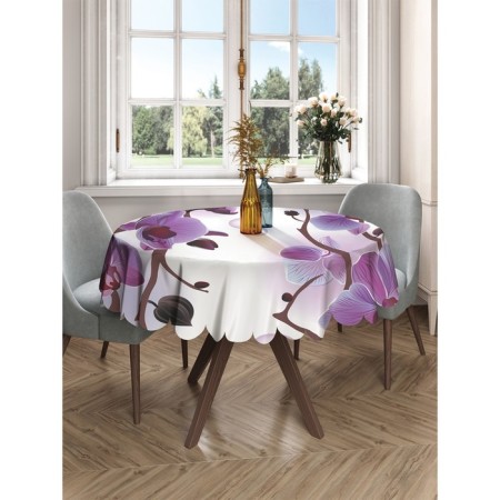 The tablecloth on the table "Orchids", Round, Saten, D = 150 cm-2