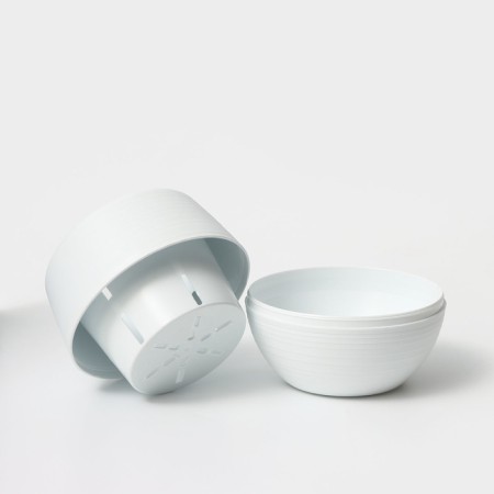 Potor Potor Potoral Potor Plastic, 450 ml, D = 12 cm, h = 10 cm, white color-2