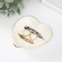 Souvenir ceramic stand for the ring "Heart. Peep" 10.5x10x2 cm