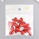 Decor for creativity Plastic "Rhil Obv. Red" set 34 pcs 1.2x1.4 cm