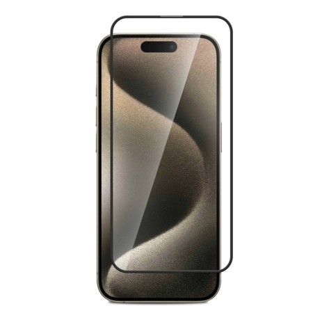 MIUKO protective glass for iPhone 15, Full Screen, full glue-1