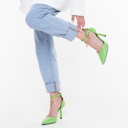 Women's shoes, light green color, size 36-3