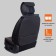 Frozen on the seat. Universal Senator Town, Eco -Kozha, 2pcs, Brown