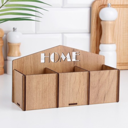 Wooden box for tea bags 12.4x22.9x8.2 cm, XDF-2